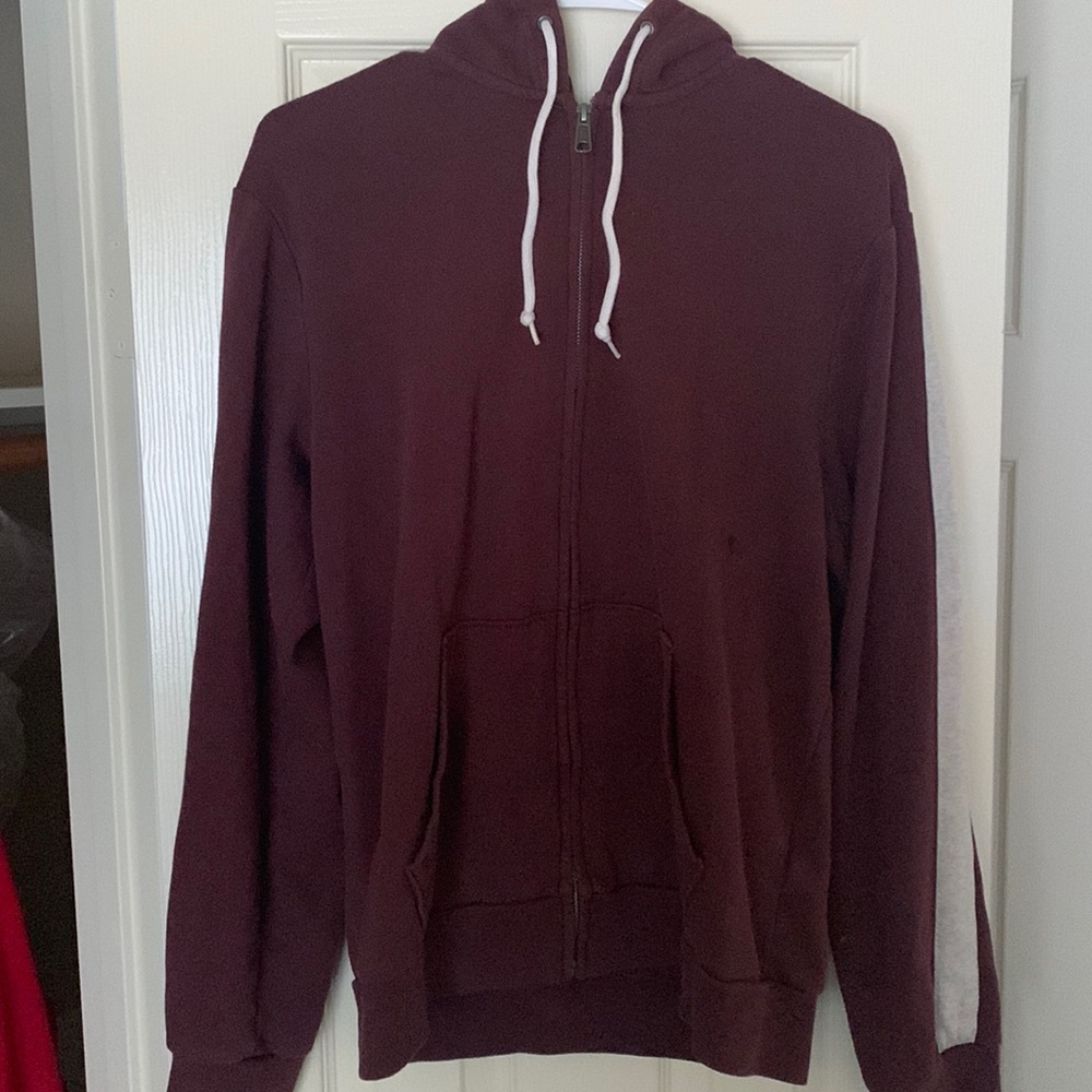 Old navy Maroon zip up hoodie
